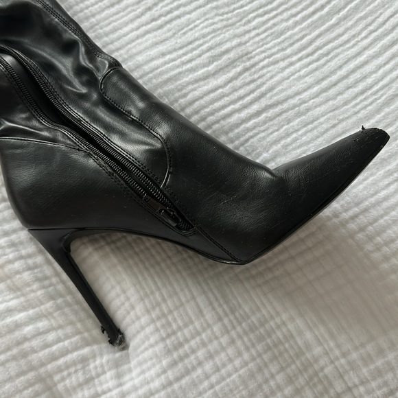 Steve Madden over the knee leather boot - Picture 7 of 9